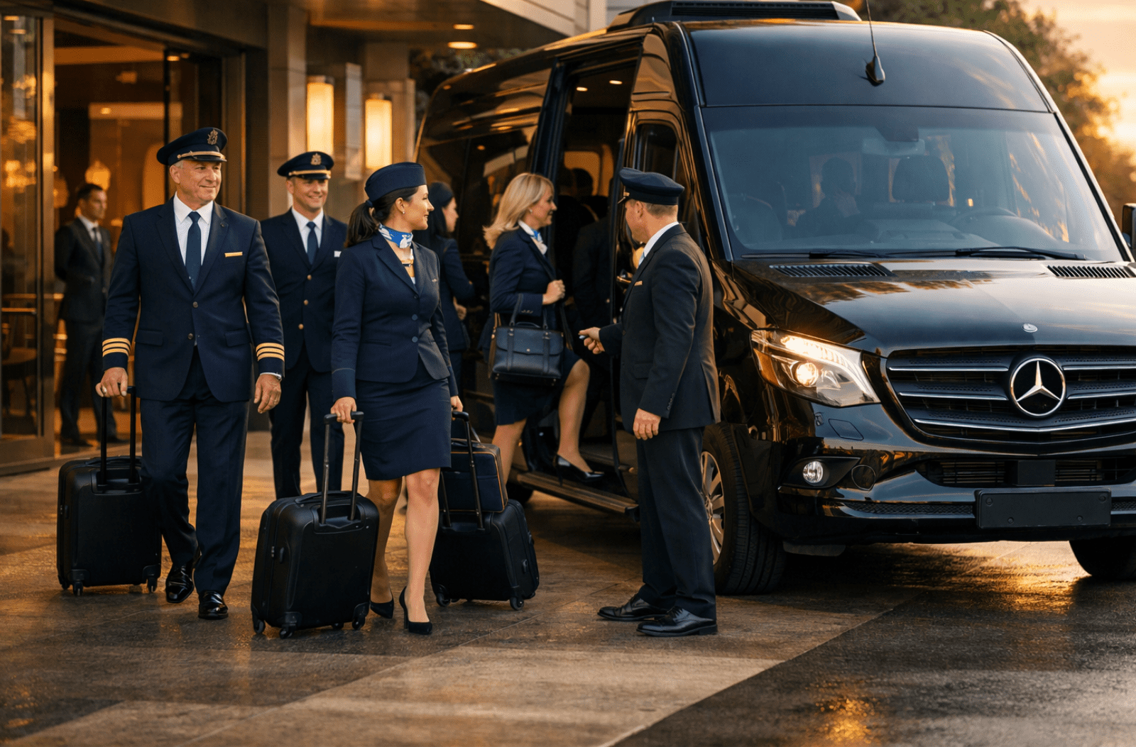 crew travel transportation